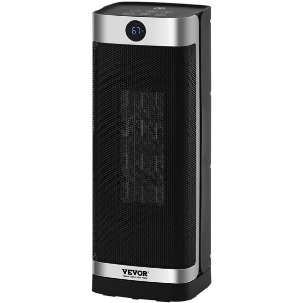 VEVOR 1500 Watt 6000 BTU Electric Tower Space Heater with Adjustable